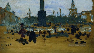 auf dem Schlossplatz in Sankt Petersburg 1905 Ilya Repin Ölgemälde
